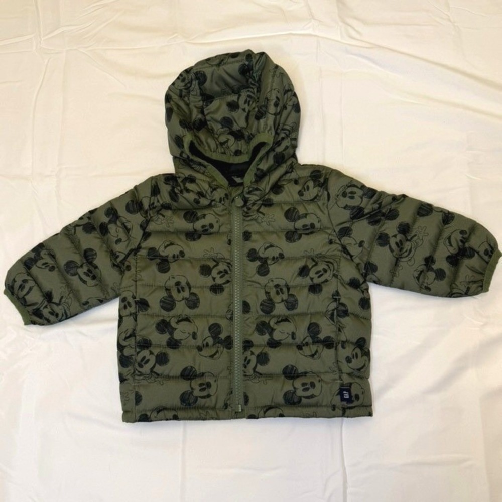 Baby Gap, Disney Mickey Mouse Puffer Jacket, 6-12 Months, MSRP $58